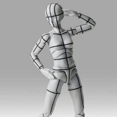 Premium Statue [Backorder] Body-Chan Sports Edition Wire Frame (Gray Color ver.) S.H.Figuarts