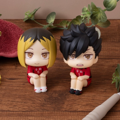 [Backorder] Lookup Kenma Kozume & Tetsuro Kuroo Uniform Ver. (with gift) Miniature Collectible Message Option