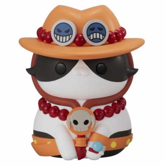 Cross Culture Superhero Article [Backorder] Mega Cat Project ONE PIECE Nyanto! The Big NYAN PIECE Series Portgas D. Ace
