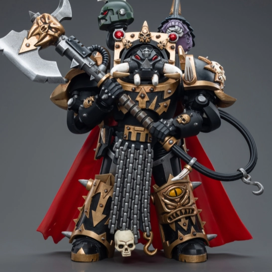 [Backorder] WARHAMMER 40K Chaos Space Marines Black Legion Chaos Lord in Terminator Armour Shelving Decoration