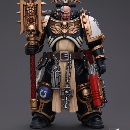 Character Sculpture Chrome Plated [Backorder] WARHAMMER 40K Ultramarines Chaplain (Indomitus)