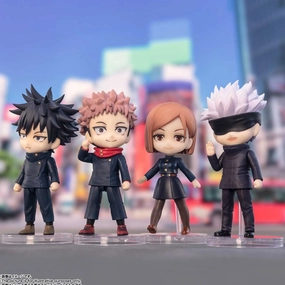 "Jujutsu Kaisen" Figuarts mini (Set of 4 - Yuji Itadori, Nobara Kugisaki, Megumi Fushiguro & Satoru Gojo) Gaming Decor Character Statue