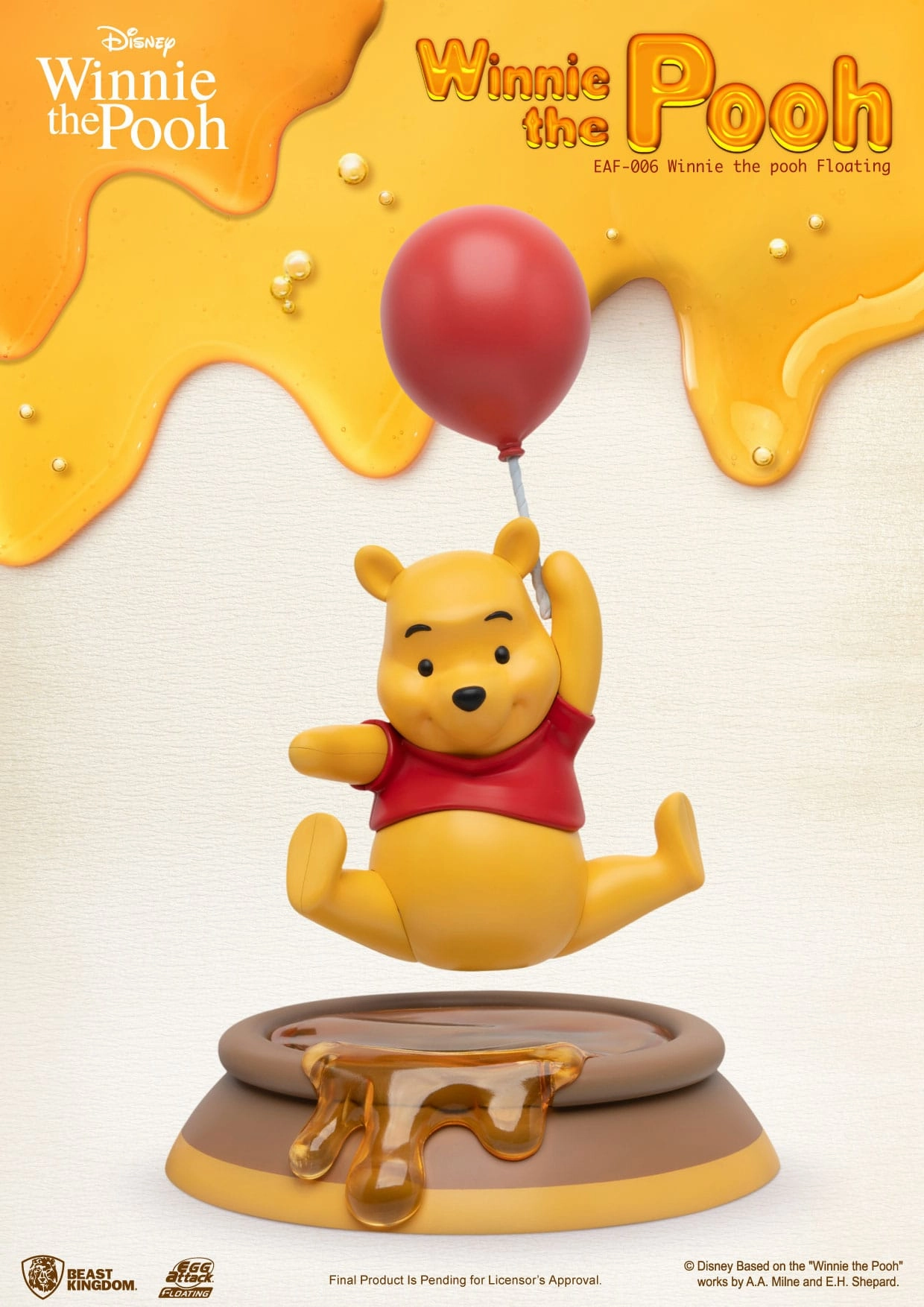 Beast Kingdom Winnie the Pooh - Disney - Floating Egg Attack Collectible Figure Free Shipping