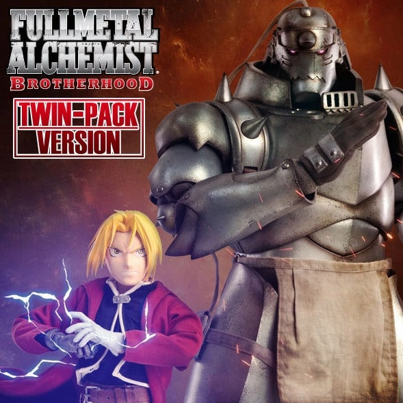 [Backorder] Fullmetal Alchemist: Brotherhood FigZero 1/6 Edward Elric + Alphonse Elric Twin-Pack Fantasy Collectible
