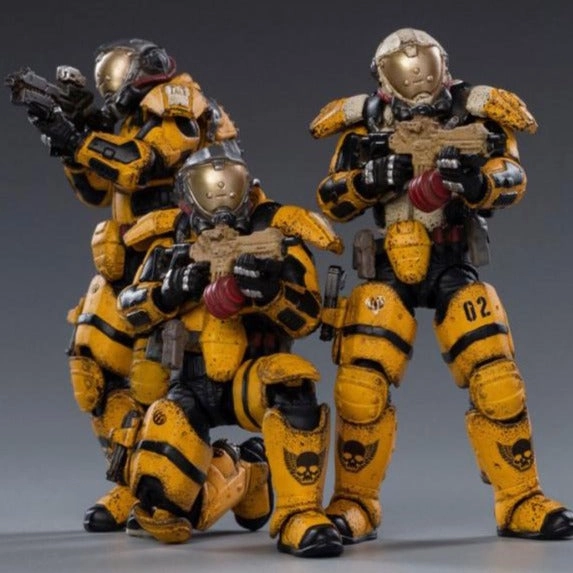 Egyptian Art Designer Figure JOY TOY STAR HAWK 02ST INTERSTELLAR TROOPER 1/18 FIG 3PK