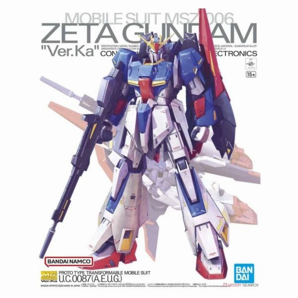 Fantasy Creation Movie Item [Backorder] Bandai Hobby MG 1/100 Zeta Gundam Ver.Ka (5064015)