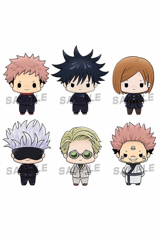 Fantasy Item Jujutsu Kaisen MEGAHOUSE CHOKORIN MASCOT (Set of 6 Characters)