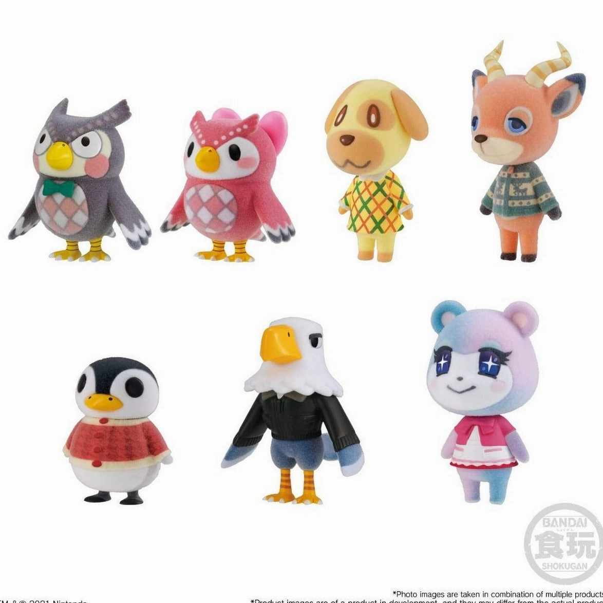 Animal Crossing: New Horizons Tomodachi Doll Vol 3 (SET of 7) Vinyl Sculpture African Art