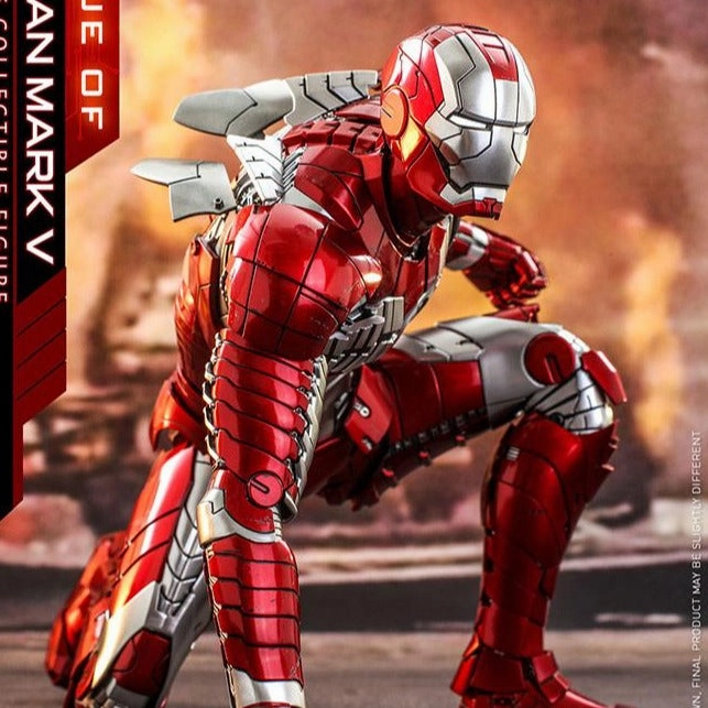 Hot Toys Iron Man Mark V Diecast Movie Masterpiece (Reissue) 1/6 Pop Vinyl