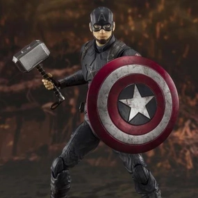 S.H.FIGUARTS AVENGERS ENDGAME FINAL BATTLE CAPTAIN AMERICA Vinyl Collectible