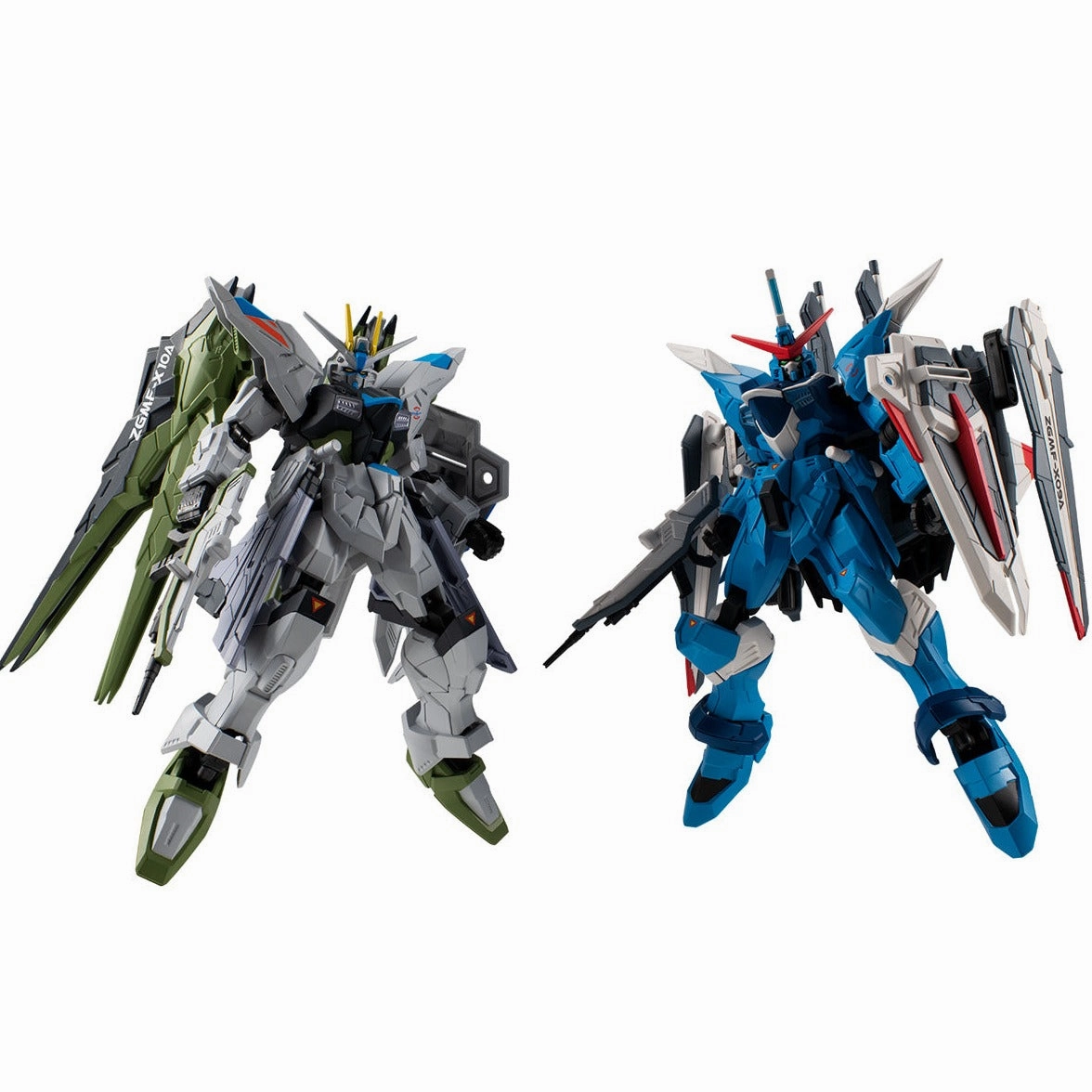 MOBILE SUIT GUNDAM G-FRAME FA FREEDOM GUNDAM (REAL TYPE COLOUR) & JUSTICE GUNDAM (REAL TYPE COLOUR) Polymer Clay
