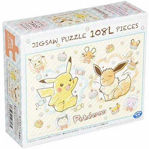 Chibi Character Pokemon Crayon Art "Pokemon" Jigsaw Puzzle (PK108-L03)