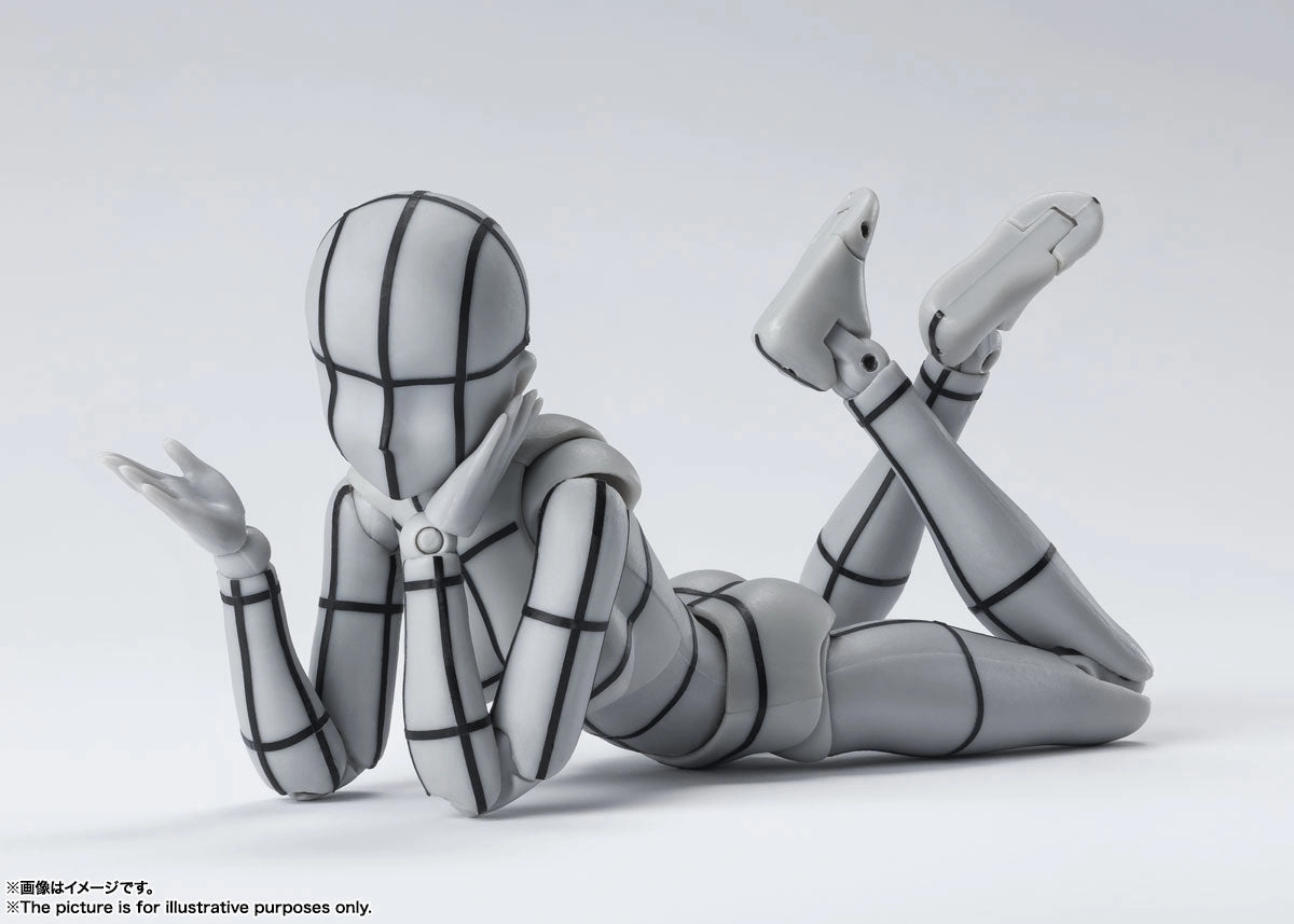 BODY-CHAN WIREFRAME GRAY COLOR S.H.FIGUARTS Spiritual Figure