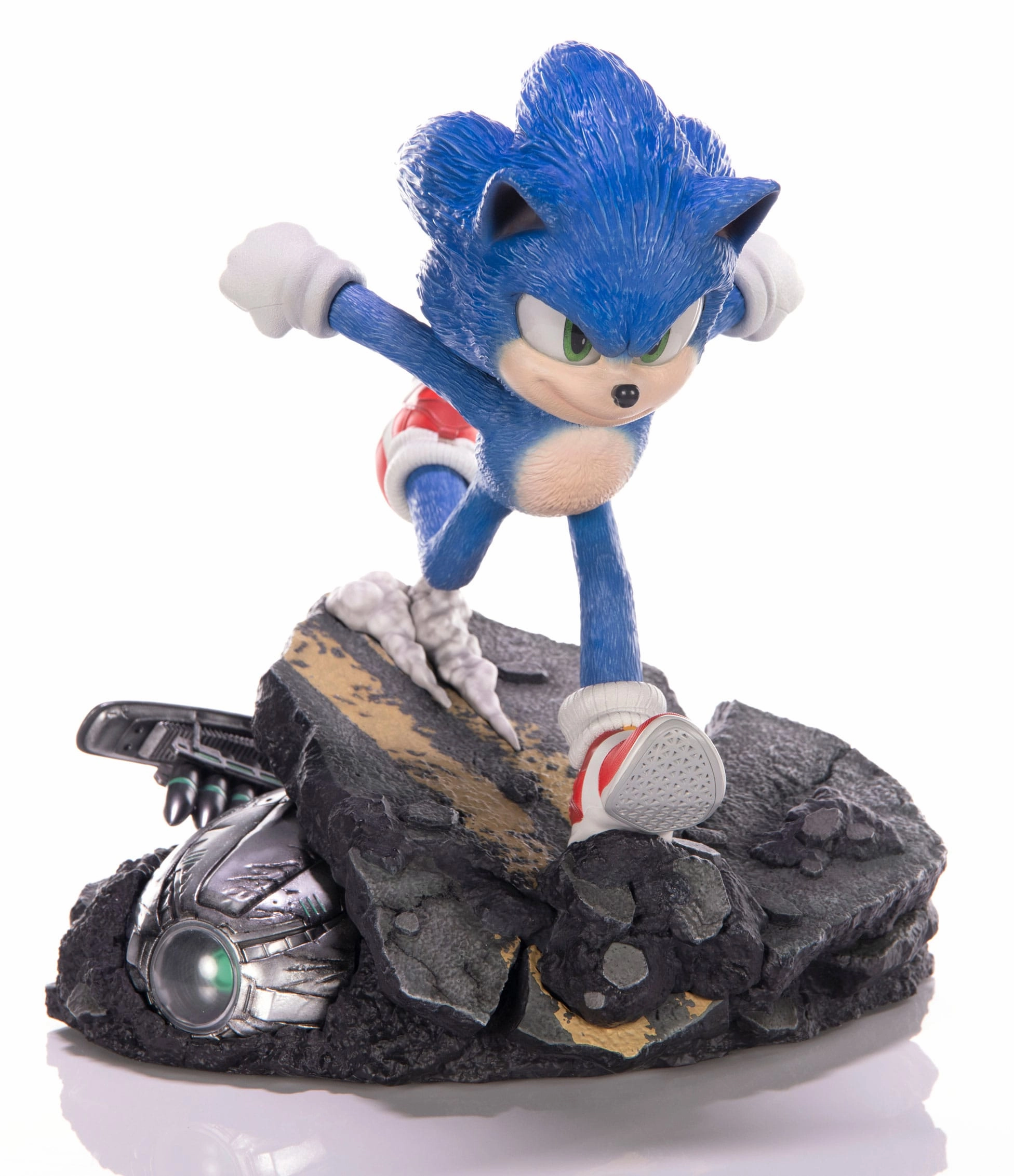 First 4 Figures Sonic Standoff - Sonic the Hedgehog 2 - Collectible Statue Abstract Form NFT Figure