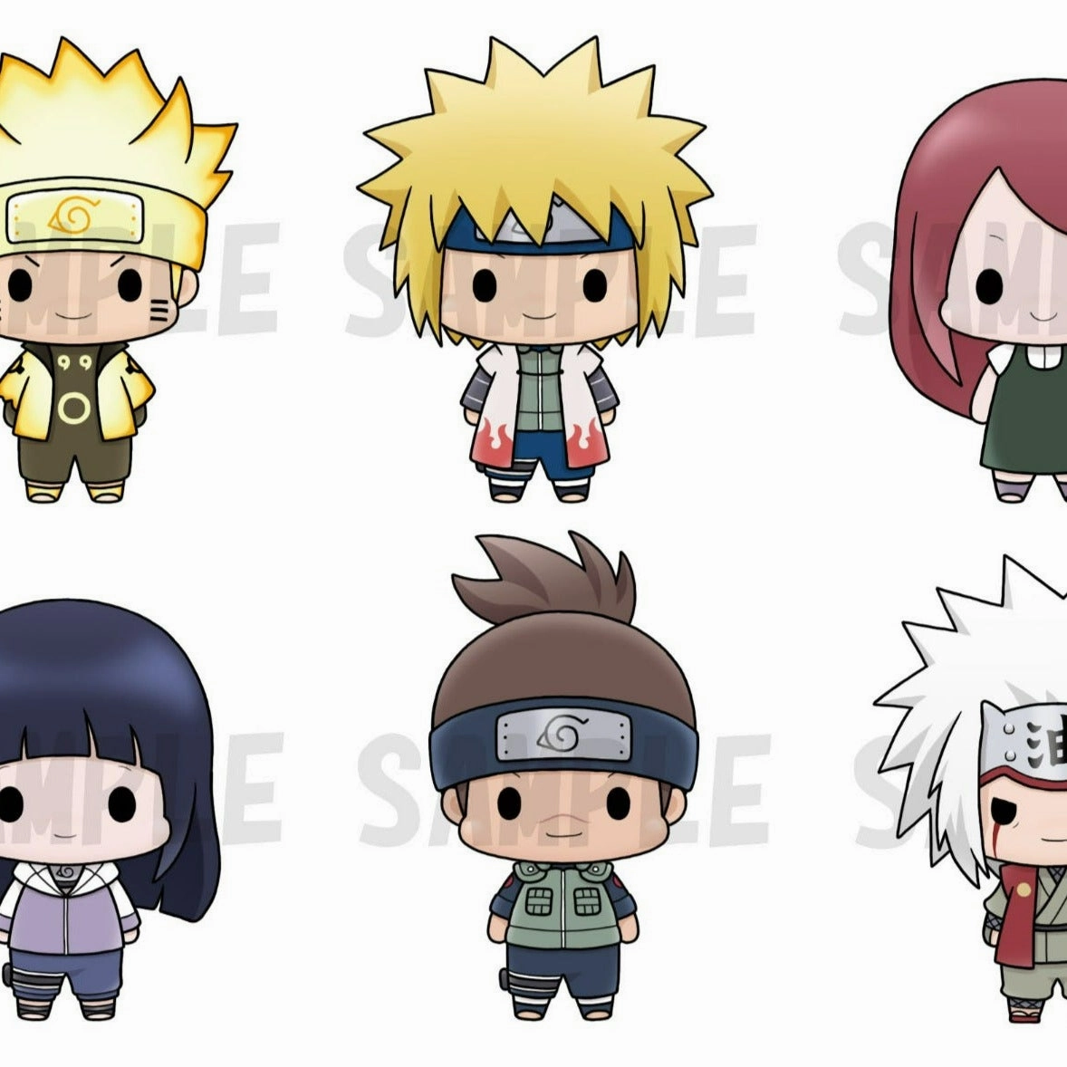 Sports Memorabilia Character Goods CHOKORIN MASCOT MEGAHOUSE NARUTO Vol.3 (Set of 6 Characters)