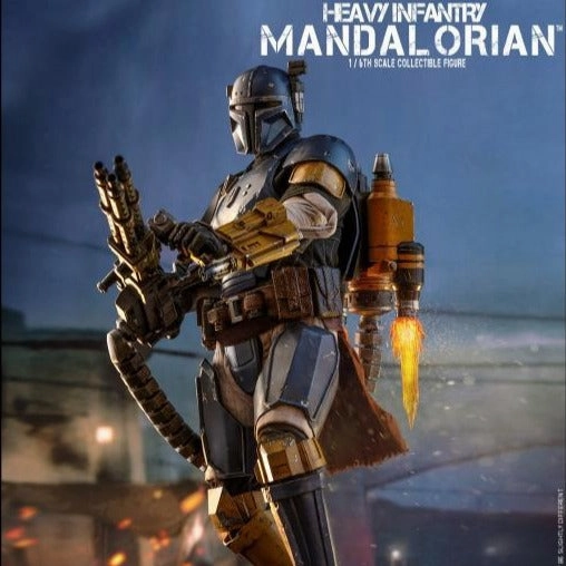 Science Model Miniature Showcase The Mandalorian TMS010 Heavy Infantry Mandalorian 1/6 Scale Collectible Figure