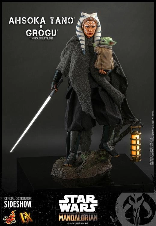 Movie Goods The Mandalorian DX21 Ahsoka Tano and Grogu 1/6th Scale Collectible Figure Set