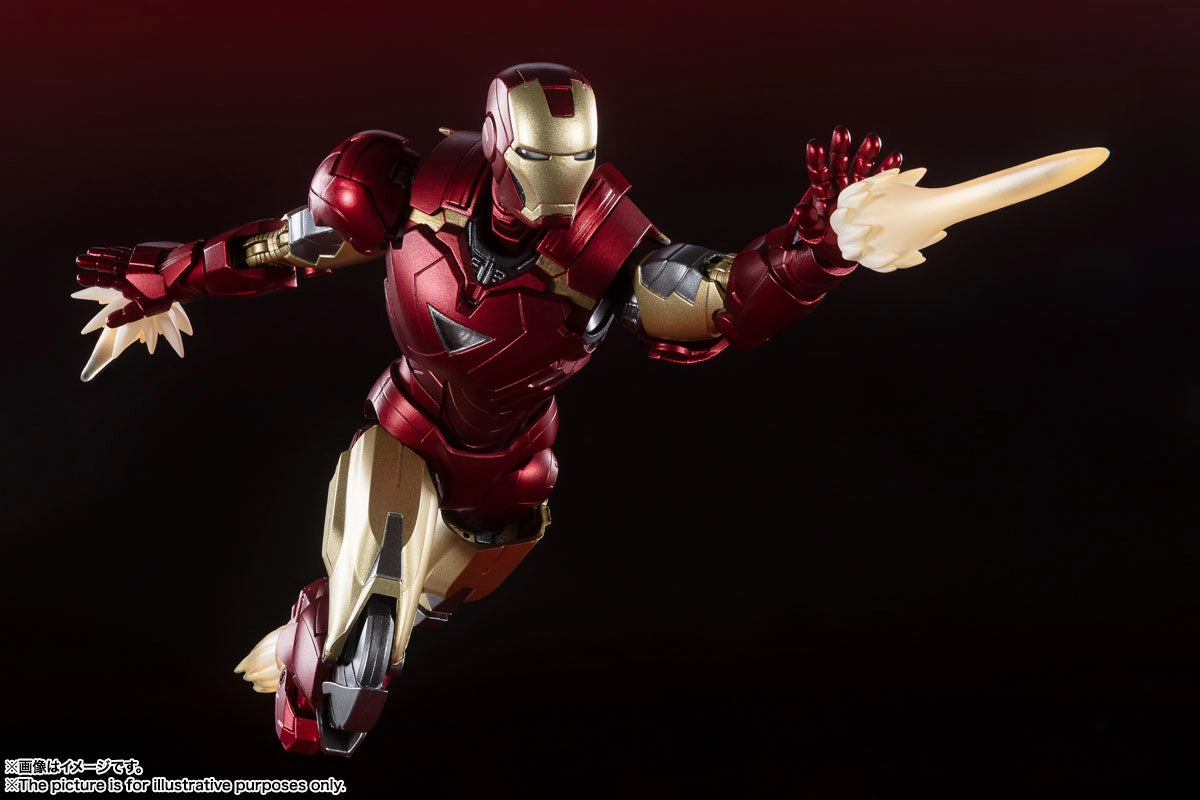 AVENGERS BATTLE OF NEW YORK IRON MAN MK6 S.H.FIGUARTS Character Object