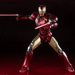 AVENGERS BATTLE OF NEW YORK IRON MAN MK6 S.H.FIGUARTS Cute Collectible Resin Statue