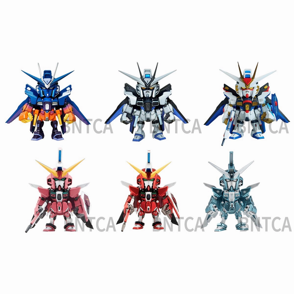 QMSV Mini Strike Freedom Gundam & Infinite Justice Gundam (Box of 8) Generational Gift