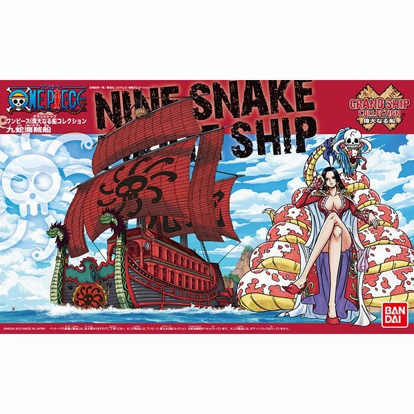 Display Case Bandai Hobby Grand Ship Collection - Nine Snake Pirates Ship 'One Piece'