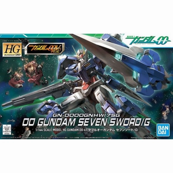 Detailed Sculpture Bandai Hobby HG 1/144 #61 00 Gundam Seven Sword/G "Gundam 00" (5057935)