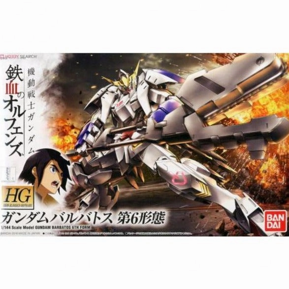 Bandai Hobby HG IBO 1/144 #15 Gundam Barbatos 6th Form "Gundam IBO" (5060386) Interactive Exhibit