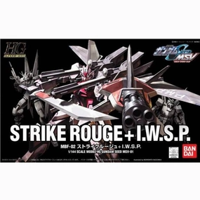 Bandai Hobby HG MSV 1/144 #01 Gundam Seed Strike Rouge   I.W.S.P. "Gundam SEED MSV" (5059142) Cartoonish Design