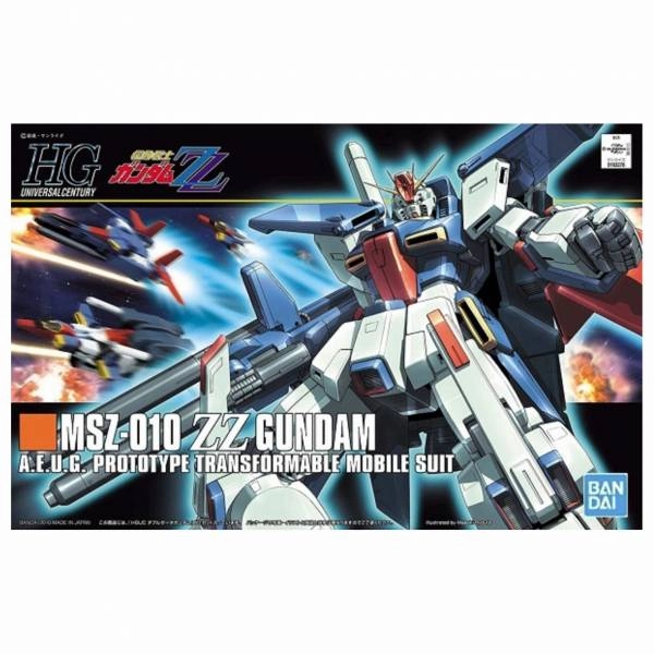 Mythology Art Bandai Hobby HGUC 1/144 #111 MSZ-010 ZZ Gundam (5057954)
