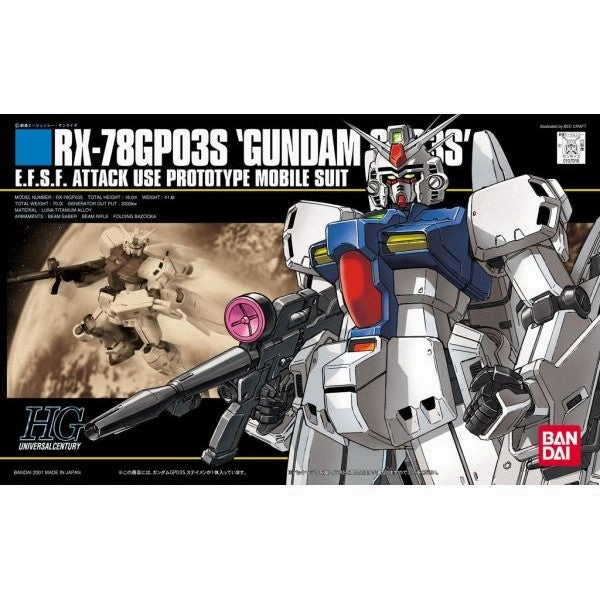 Bandai Hobby HGUC 1/144 #25 GP03S Gundam (5060967) Gaming Model