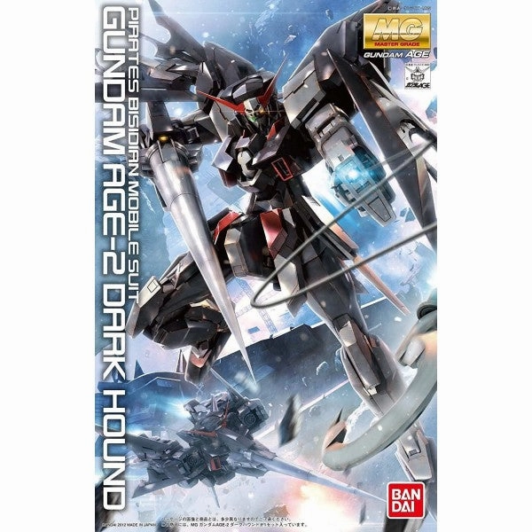 Bandai Hobby MG 1/100 Gundam AGE-2 Dark Hound 'Gundam AGE' (5062844) Monochrome Design