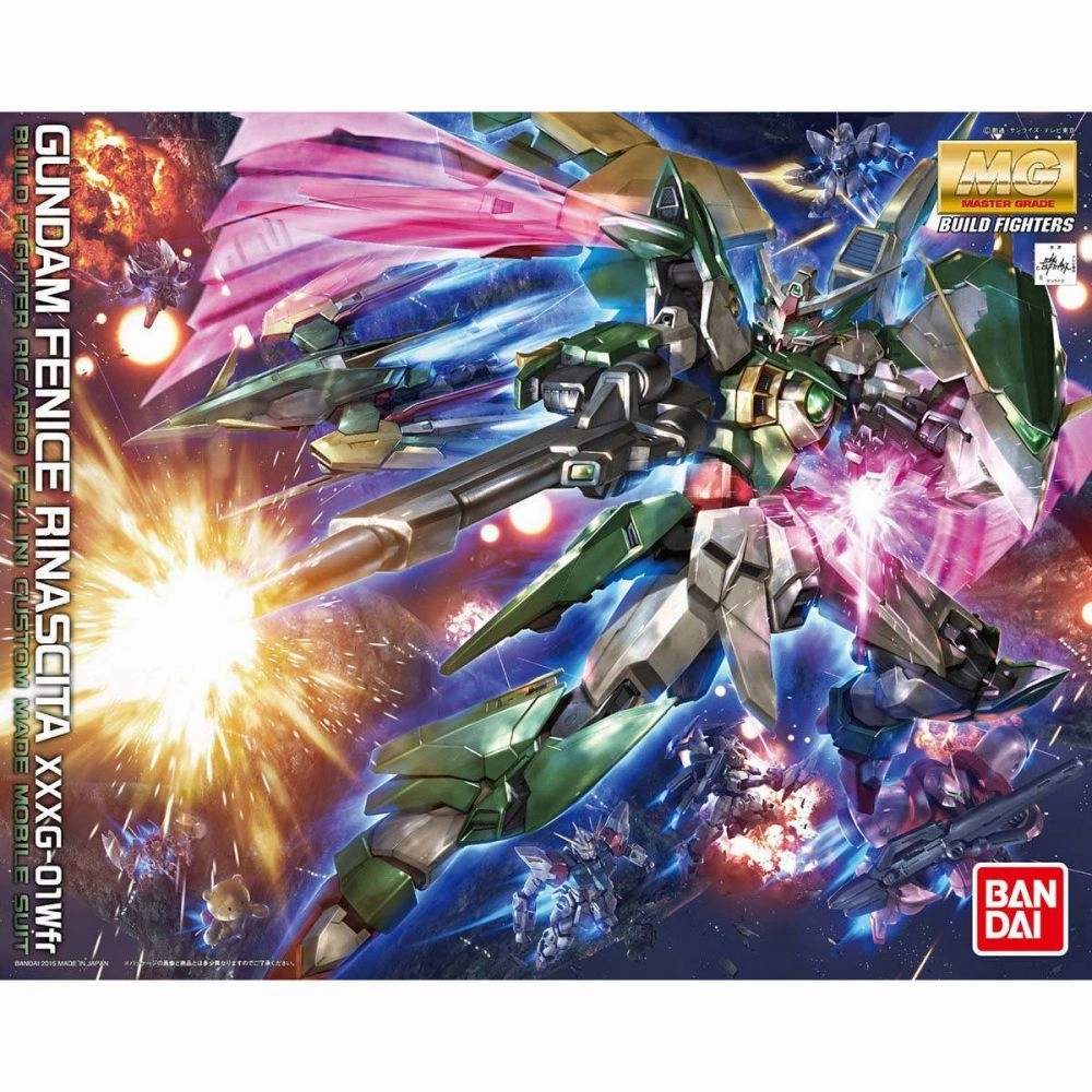 Bandai Hobby MG 1/100 Gundam Fenice Rinascita (5066137) Desktop Decor Spacecraft Model