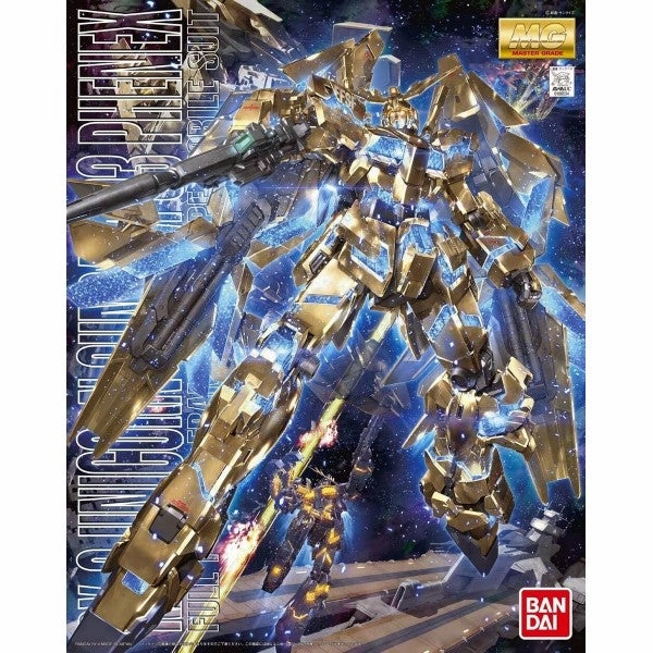 Bandai Hobby MG 1/100 Unicorn Gundam 03 Phenex (5063046) Animal Crossing Ceiling Hung