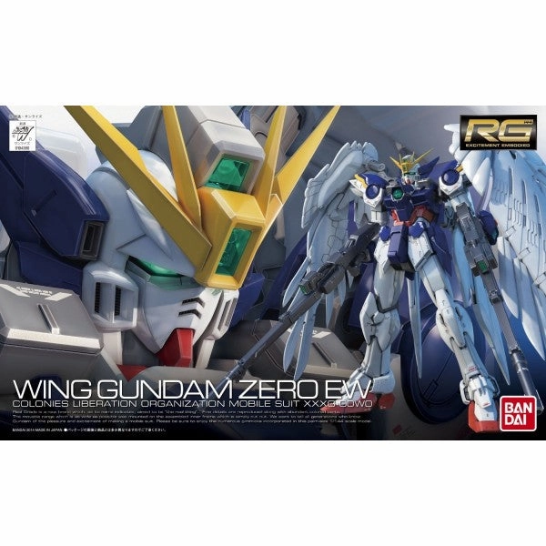 Bandai Hobby RG 1/144 #17 XXXG-00W0 Wing Gundam Zero EW (5061602) Minimalist Design