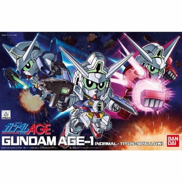 Paper Model Movie Product Bandai Hobby SD BB #369 Gundam Age-1 (Normal-Titus-Spallow)
