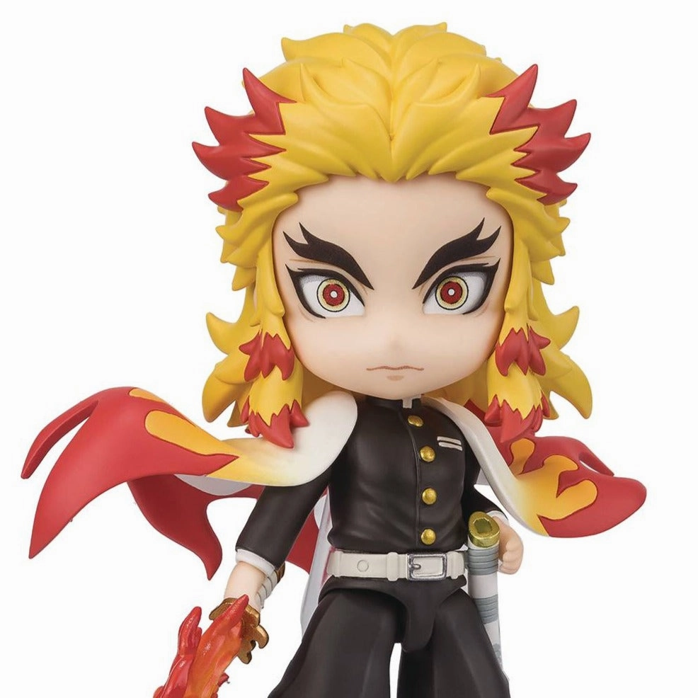 Anime Series Miniature Display Bandai Spirits Kyojuro Rengoku Flame Breathing Figuarts Mini