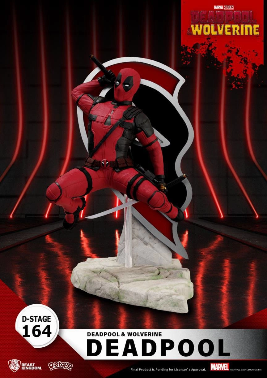 Beast Kingdom Deadpool 3 Deadpool D-Stage PVC Diorama Statue Mecha Robot