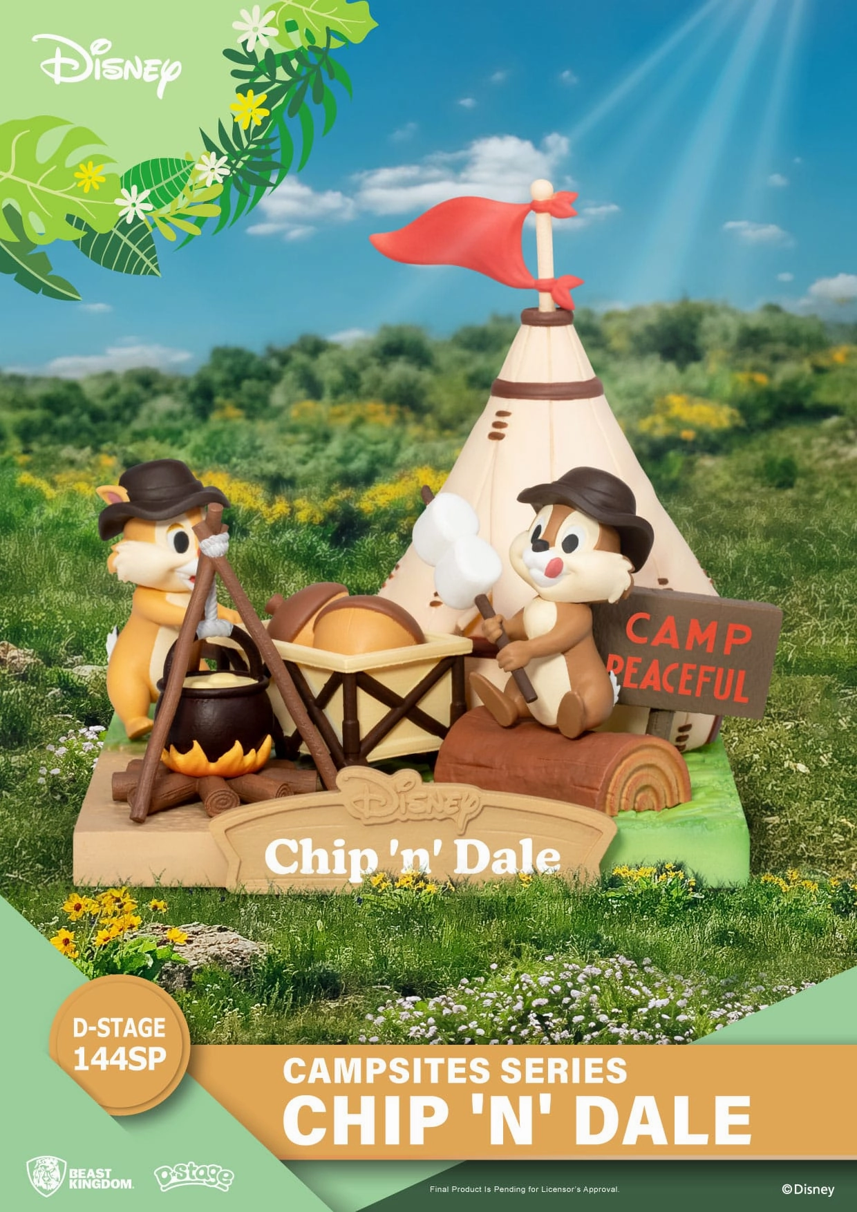 PVC Product Superhero Collection Beast Kingdom Disney Campsite Series Chip & Dale Special Edition D-Stage PVC Diorama Statue
