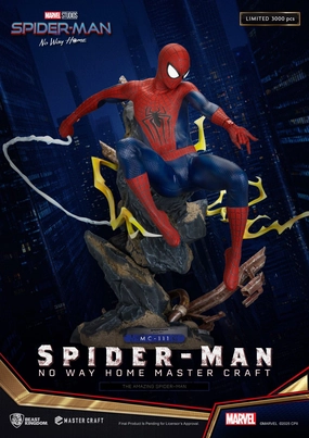 Beast Kingdom The Amazing Spider-Man - No Way Home - MC-111 - Master Craft Collectible Statue Collectors Item Desktop Decor