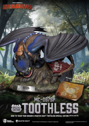 Beast Kingdom Toothless - How To Train Your Dragon 2 - MC-067SP - Master Craft Collectible Statue Movie Merchandise Childhood Memory