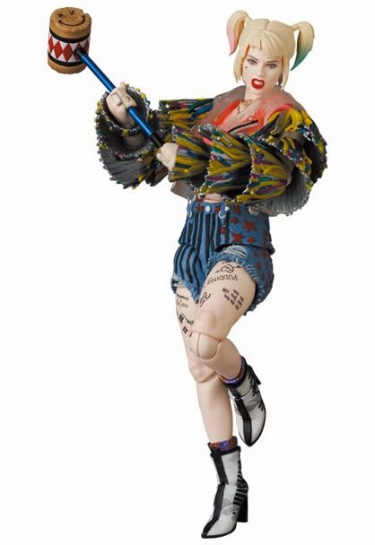 BIRDS OF PREY MEDICOM TOYS MAFEX HARLEY QUINN (Caution Tape Jacket Ver.) Robot Design