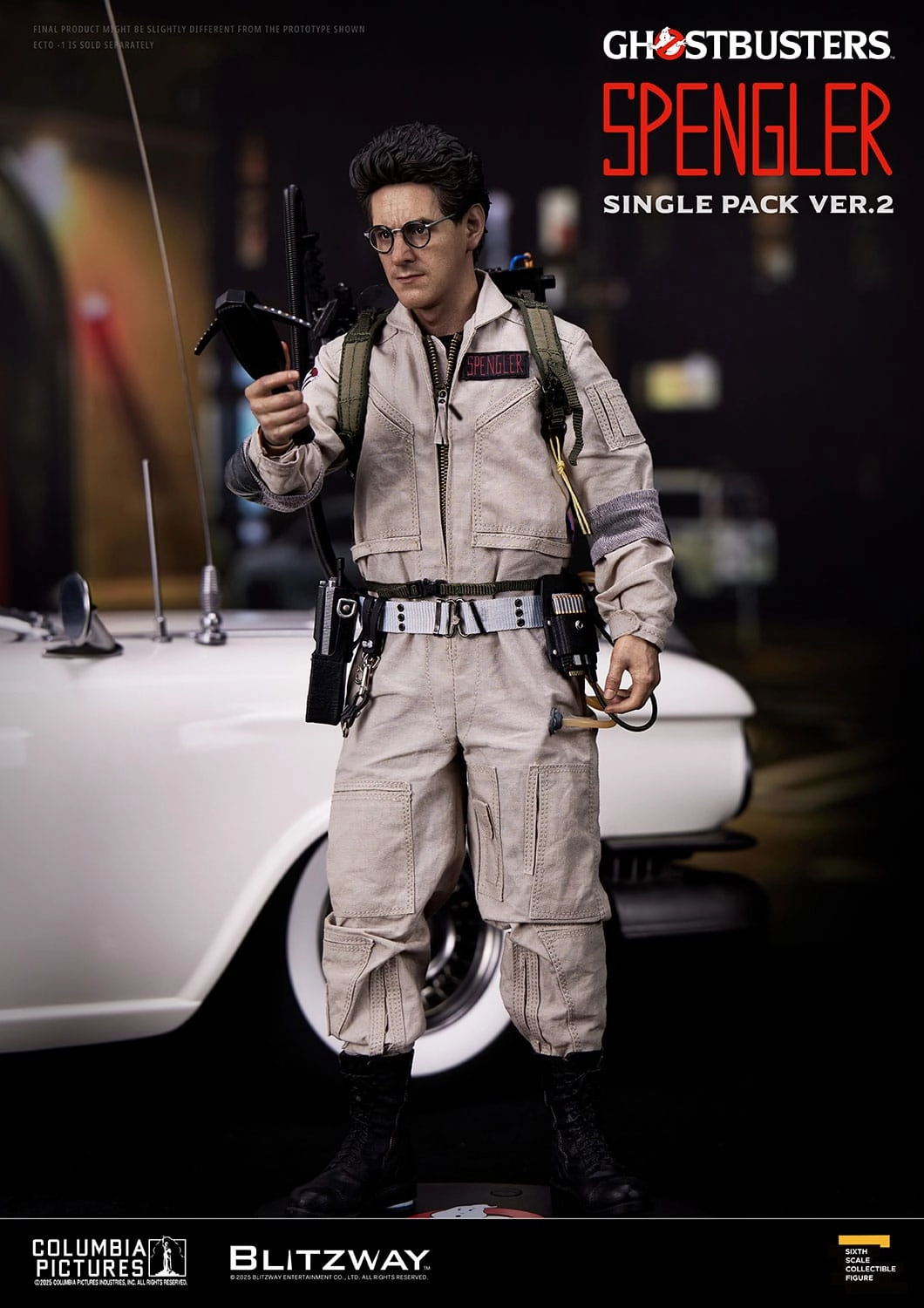Fantasy Creature Villain Figure Blitzway Ghostbusters Egon Spengler Ver. 2 Premium UMS 1/6 Action Figure