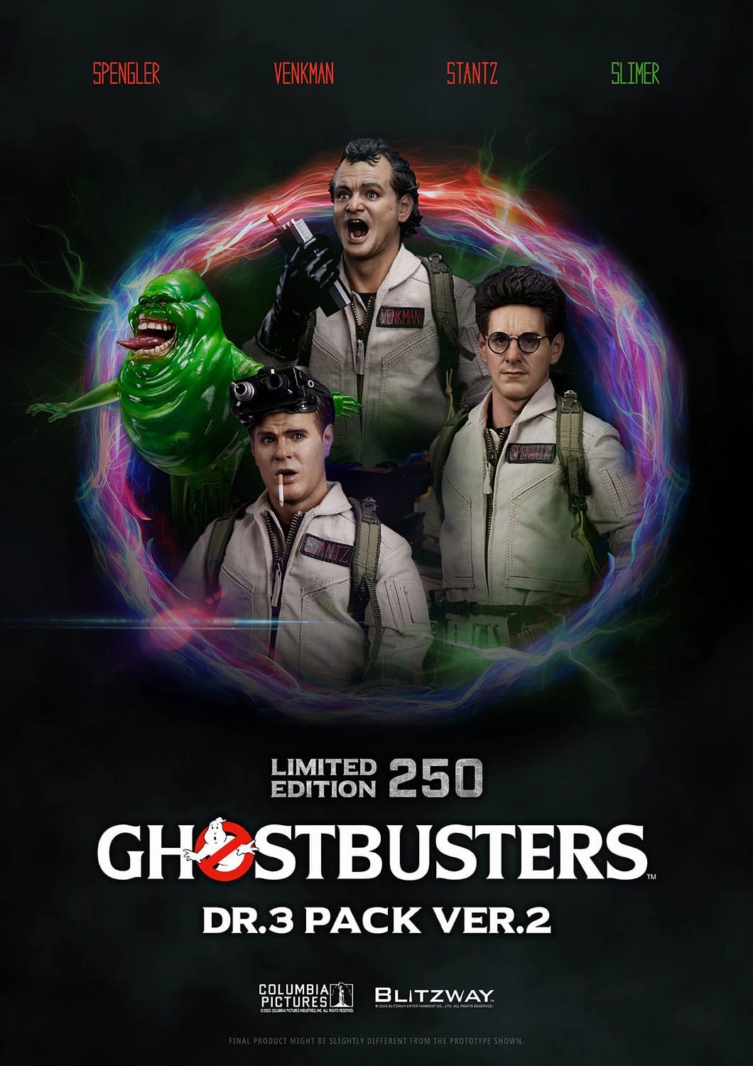 Gaming Collectible Art Goods Blitzway Ghostbusters Venkman, Stantz, Spengler Ver. 2 Premium UMS 1/6 Action Figure 3-Pack