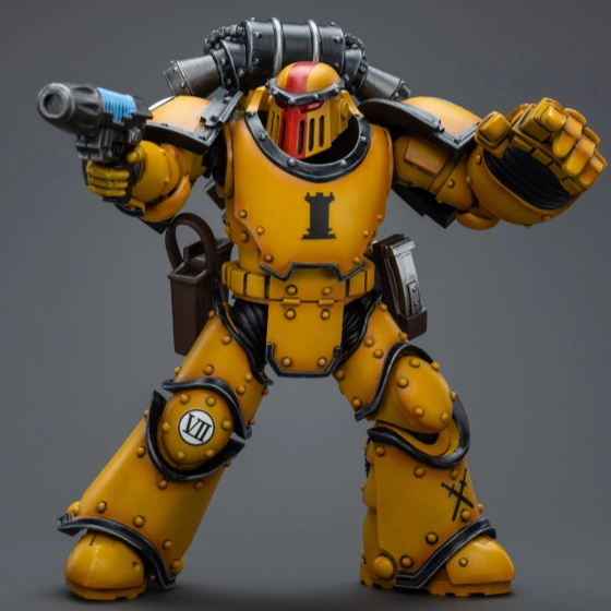 PVC Goods Superhero Merchandise [Backorder] WARHAMMER  Imperial Fists Legion MkIII Tactical Squad Sergeant with Power Fist