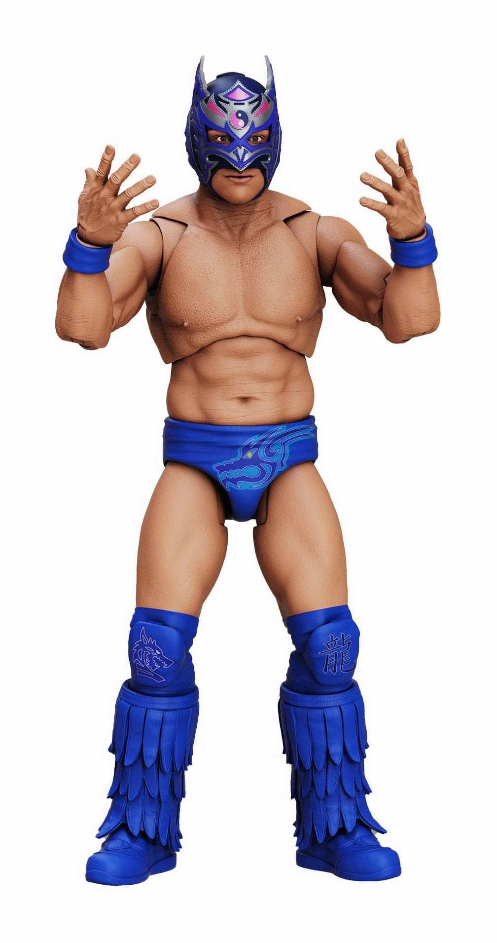 Boss Fight Studio Legends of Lucha Libre Dragon Lee 1/12 Action Figure Religious Icon Character Art