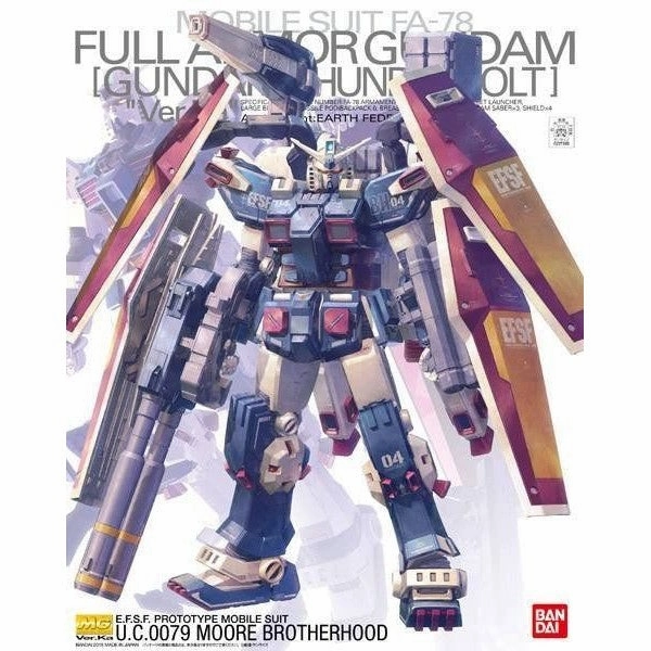 Bandai Hobby MG 1/100 FULL ARMOR GUNDAM Ver.Ka [GUNDAM THUNDERBOLT] (5063049) Collectors Item Chibi Model
