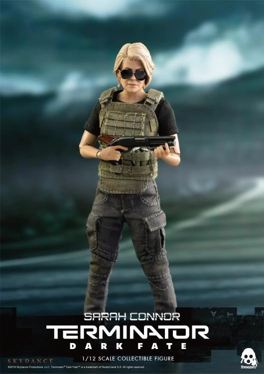 Threezero Terminator: Dark Fate 1/12 Sarah Connor Collectible Art Cryptid Model