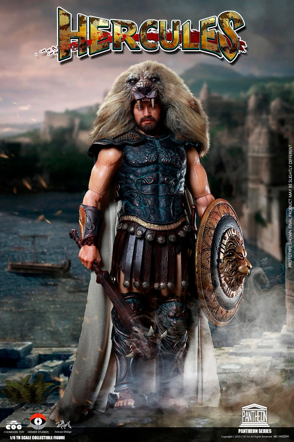Art Deco Coomodel CM-HS004 HERCULES 1/6 Scale Action Figure