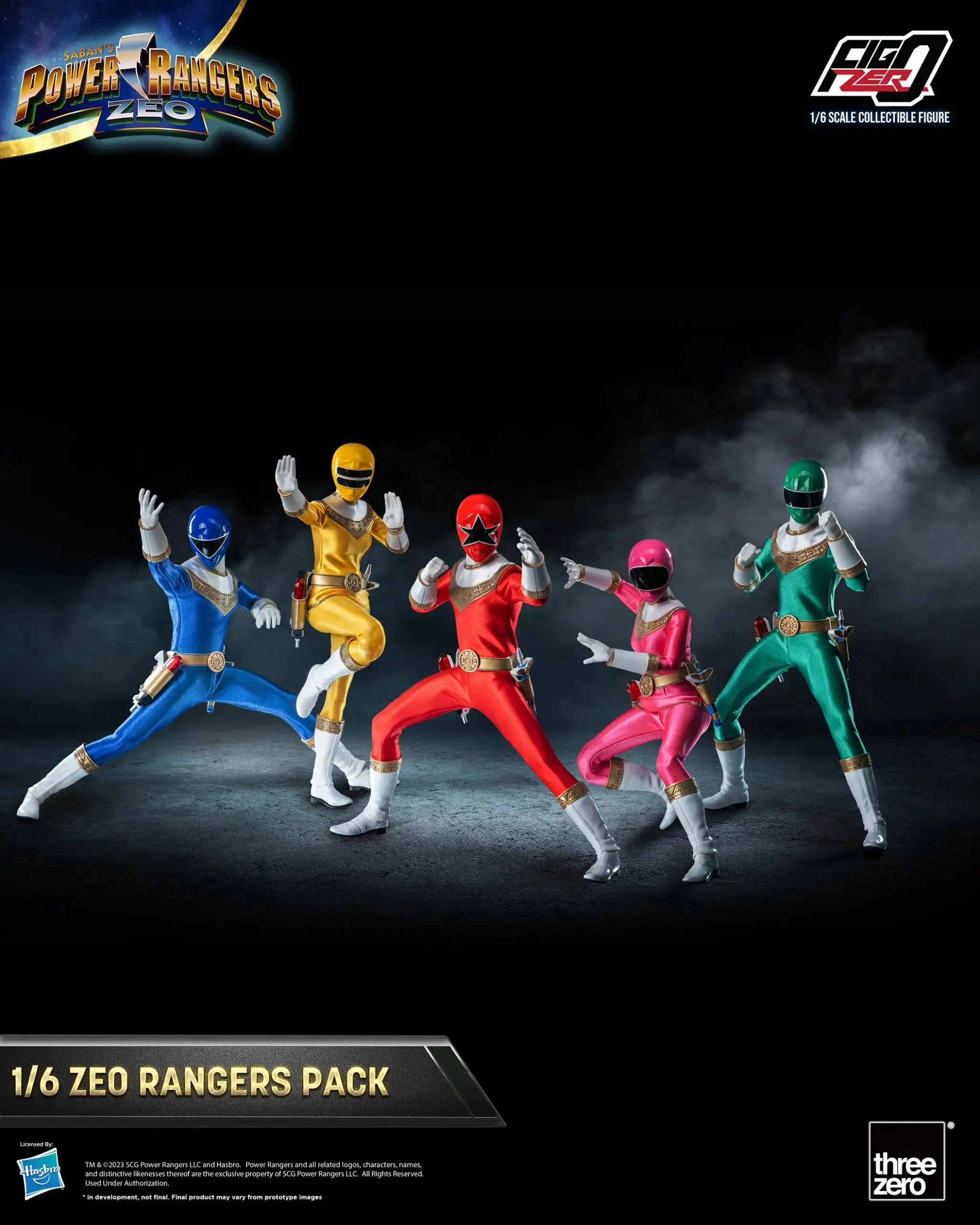 Power Rangers Zeo FigZero 1/6 Zeo Rangers Pack Character Sculpture