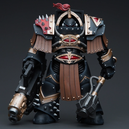 WARHAMMER Sons of Horus Justaerin Terminator Squad Justaerin with Multi-melta and Power Maul Chibi Piece Vinyl Article